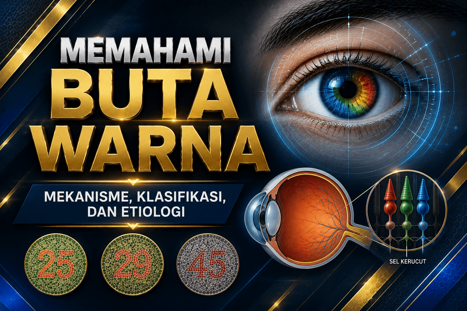 Memahami Buta Warna : Mekanisme, Klasifikasi, dan Etiologi